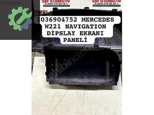 1036904752 MERCEDES W221 GPS NAVIGATION DİPSLAY EKRANI PANELİ