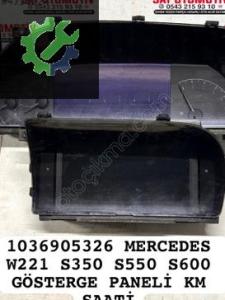 1036905326 MERCEDES W221 S350 S550 S600 GÖSTERGE PANELİ KM SAATİ
