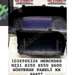 1036905326 MERCEDES W221 S350 S550 S600 GÖSTERGE PANELİ KM SAATİ