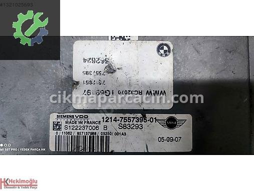 Mini Cooper Motor Beyni 7557395-01 çıkma parça