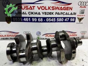 1.2TDİ 3SİLİNDİR CFW MOTOR ÇIKMA ORJİNAL KRANK MİLİ 03P KOD KRANK