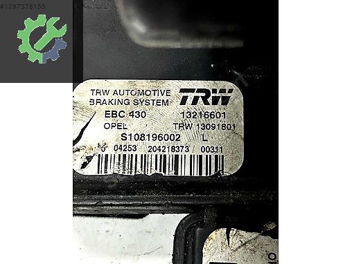 13091801 13216601 OPEL VECTRA C ABS BEYNİ KEYLES TRW EBC430