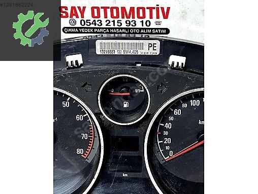 13216683 PE OPEL ZAFİRA B OTOMATİK GÖSTERGE PANELİ KM SAATİ