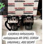 13236013 0265235163 0265950402 AR OPEL CORSA VAUXHALL ABS BEYNİ