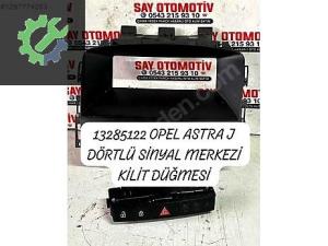 13285122 OPEL ASTRA J DÖRTLÜ SİNYAL MERKEZİ KİLİT DÜĞME 1707343