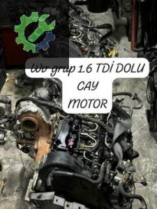1.6 CAY PASSAT LEON OCTAVİA JETTA CADDY DOLU MOTOR ENGİNE