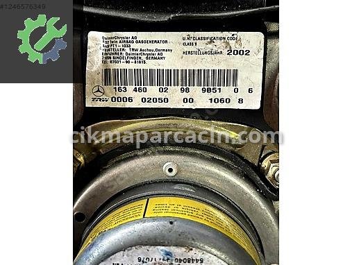 Mercedes-Benz SL Direksiyon Airbag 1634600298 çıkma parça