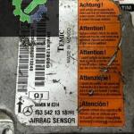 1635421318 MERCEDES W163 ML SRS AİRBAG BEYNİ TEMIC