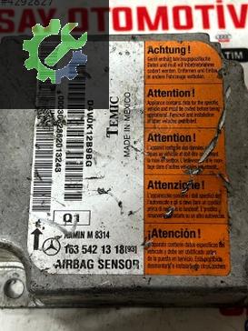 1635421318 MERCEDES W163 ML SRS AİRBAG BEYNİ TEMIC