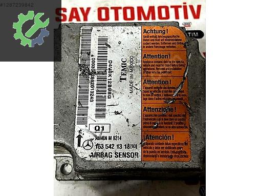 1635421318 MERCEDES W163 ML SRS AİRBAG BEYNİ TEMIC