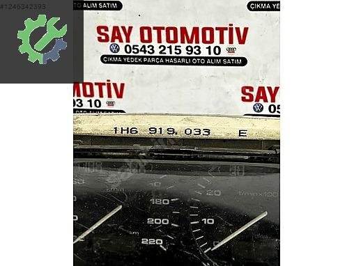 1H6919033E GOLF 3 MK3 GÖSTERGE PANELİ KM SAATİ