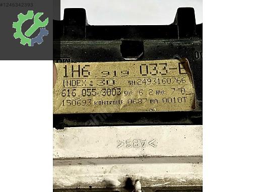 1H6919033E GOLF 3 MK3 GÖSTERGE PANELİ KM SAATİ