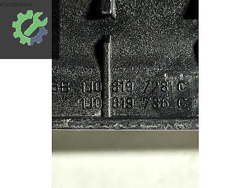 1J0819728C GOLF4 BORA MK4 ORTA KALORİFER İZGARASİ HAVA MENFEZİ