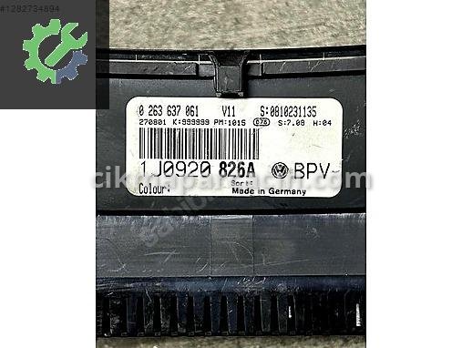Volkswagen Golf Gösterge 1J0920862A çıkma parça