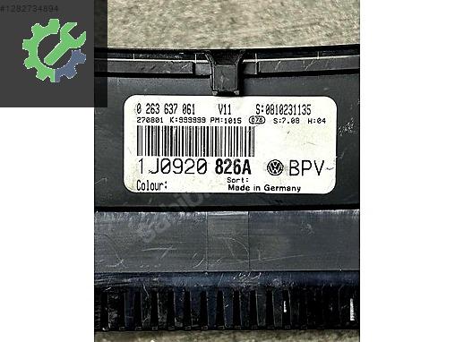 1J0920862A GOLF4 BORA GÖSTERGE PANELİ KM SAATİ 260 KADRAN
