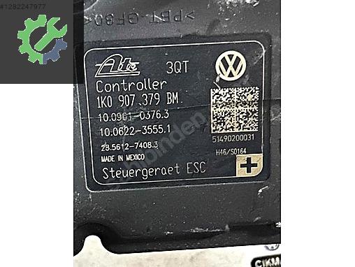 1K0907379BM 1K0614517ED PASSAT GOLF JETTA TOURAN LEON ABS BEYNİ