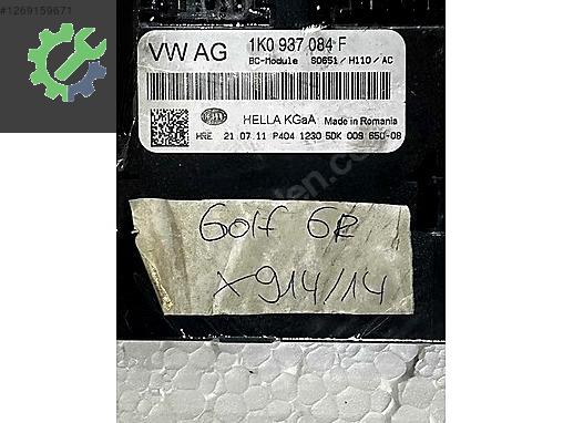 1K0937084F GOLF PASSAT YETİ OCTAVİA BCM SAM BEYNİ CONFOR MODÜLÜ