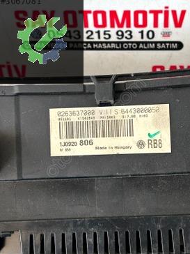1J0920806 GOLF 4 KİLOMETRE GÖSTERGE PANELİ SAATİ