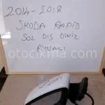 2013 – 2017 SKODA RAPİD SOL DIŞ DİKİZ AYNASI ELEKTRİKLİ KATL