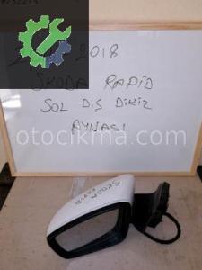 2013 – 2017 SKODA RAPİD SOL DIŞ DİKİZ AYNASI ELEKTRİKLİ KATL