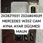 2028211551 2026804039 MERCEDES W202 CAM AYNA AYAR DÜĞMESİ MAUN