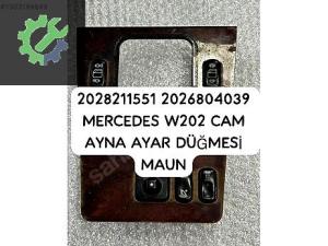 2028211551 2026804039 MERCEDES W202 CAM AYNA AYAR DÜĞMESİ MAUN