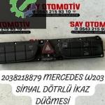 2038218879 MERCEDES W203 SİNYAL DÖTRLÜ İKAZ DÜĞMESİ