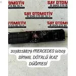 2038218879 MERCEDES W203 SİNYAL DÖTRLÜ İKAZ DÜĞMESİ