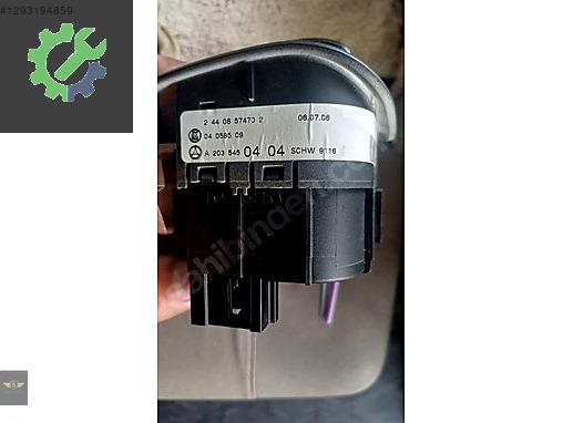 203 545 0404 mercedes 203 c kasa far anahtarı