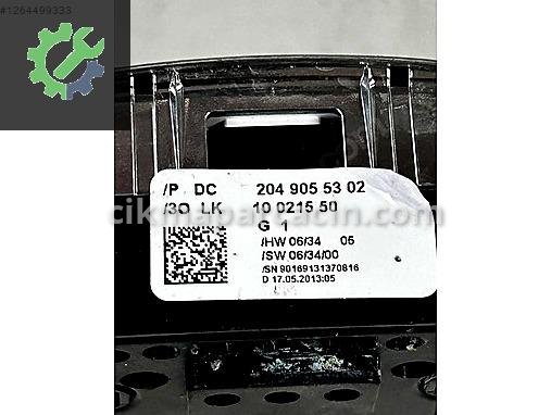 Mercedes-Benz CLA Cam Düğmesi 2049055302 çıkma parça