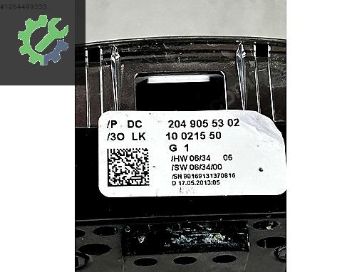 2049055302 MERCEDES W204 W212 DÖRTLÜ SOL CAM DÜĞMESİ AYNA AYARI