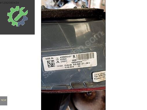 Mercedes-Benz CLA Sol Arka Stop 20590604 çıkma parça
