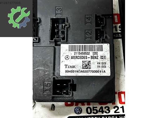 2115453532 2115458532 MERCEDES W211 CLS 63 E350 SAM BCM BEYNİ