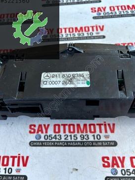 2118300385 MERCEDES W211 KLİMATRONİC KLİMA KALORİFER PANELİ