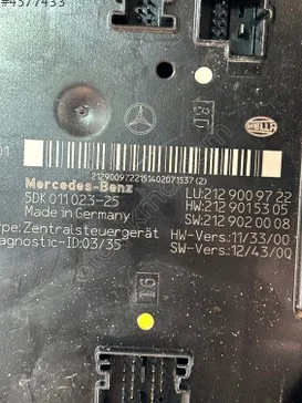 Mercedes-Benz CLS Arka Sam Beyni 2129009722 çıkma parça