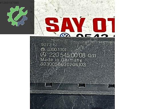 2205450008 MERCEDES W220 S CLASS KONTAK ANAHTARI YUVASI EZS