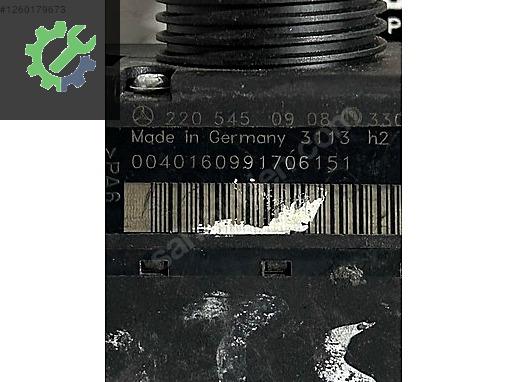2205450908 MERCEDES W220 KONTAK YUVASI ANAHTARI EZS