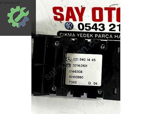 2215501445 MERCEDES W221 S CLASS EL FREN DÜĞMESİ