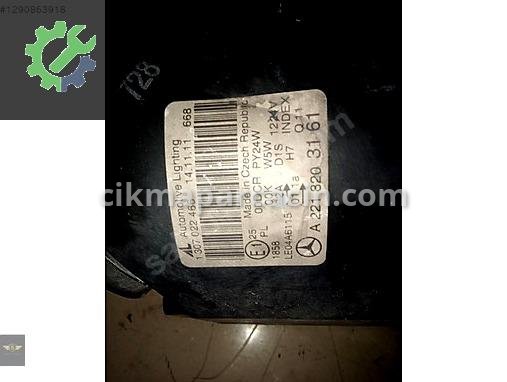 Mercedes-Benz SL Sol Ön Far çıkma parça