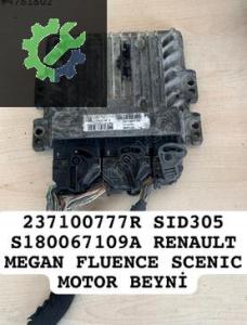 237100777R SID305 S180067109A RENAULT MEGAN FLUENCE MOTOR BEYNİ