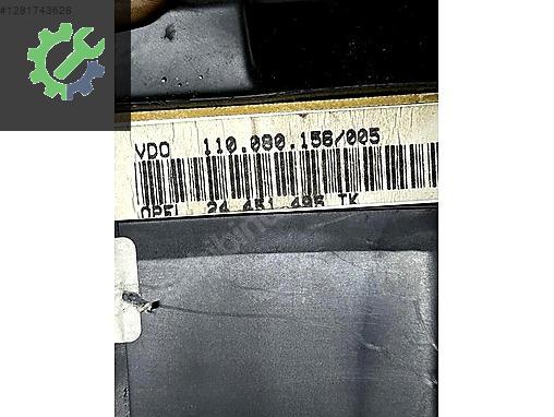 24451495TK OPEL ASTRA G GÖSTERGE PANELİ KM SAATİ
