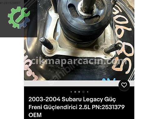 Subaru Legacy Westinghouse 2531379 çıkma parça