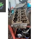 271 mercedes motor silindir kapaği