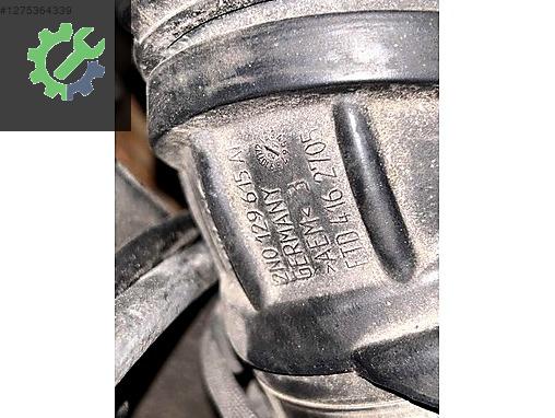 2N0129615AF MAN TGE CRAFTER TURBO HAVA FİLİTRE HORTUMU