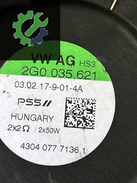 2G0035621 POLO SUBWOOFER BAGAJ HOPARLÖR HUNGARY