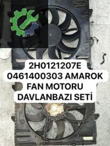 2H0121207E 0461400303 AMAROK FAN MOTORU DAVLANBAZI SETİ (2. Adet)