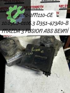 2S61-2M110-CE 10.0960-0106.3 D351-473A0-B MAZDA 3 ABS BEYNİ