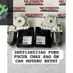 3M5T14B533AG FORD FOCUS CMAX SAG ÖN CAM MOTORU BEYNİ