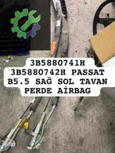 3B5880741H 3B5880742H PASSAT B5.5 SAĞ SOL TAVAN PERDE AİRBAG
