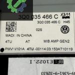 3Q0035466C ANFİ PASSAT B8 TOURAN TİGUAN AMFİ RADIO TEYP ORJ